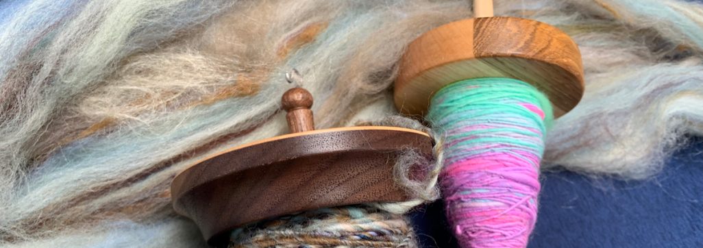 Lorna Ash, Workshop Instructor, Spinning on a Supported Spindle