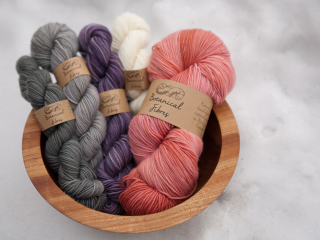 Yarn collection from Botanical Fibres, Eastern Passage, NS Yarn collection from Botanical Fibres, Eastern Passage, NS