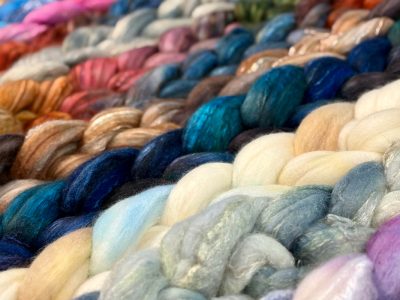 Shades of Ewe Fibreworks - product samples