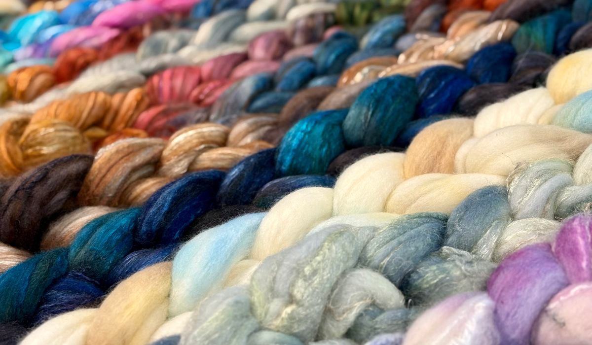 Shades of Ewe Fibreworks - product samples