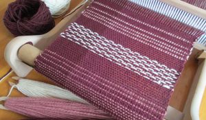 Rigid Heddle Weaving with Laura MacEachern at the PEI Fibre Festival