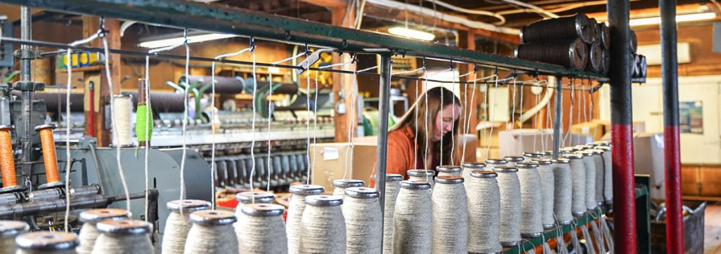 Inside the MacAusland's mill.