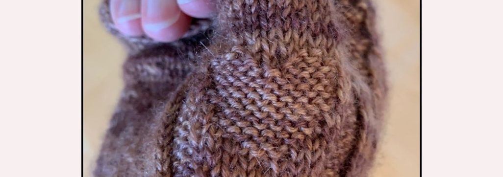 Snowy Thistle - illustration of how to read your knitting